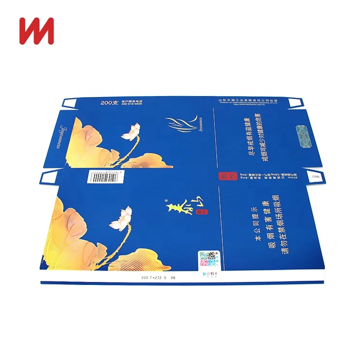 Custom printed high quality cigarette box packaging, cigarette packing box, mini cigarette box