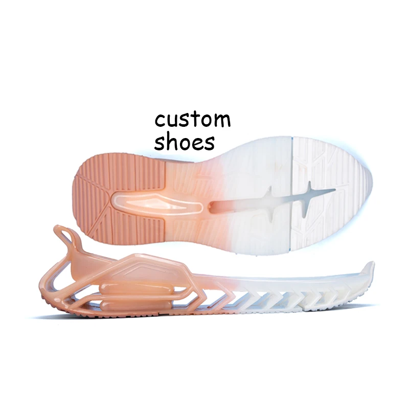 New Fashion Outer Soles Shoes Laufsohlen Schuhe Sneaker Outsole Running Double Color TPR Basketball Football Shoes Outsole