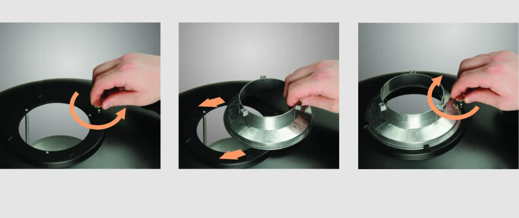 Кольцевой адаптер Elinchrom Snaplux для вспышки Bowens S-Mount и софтбокса