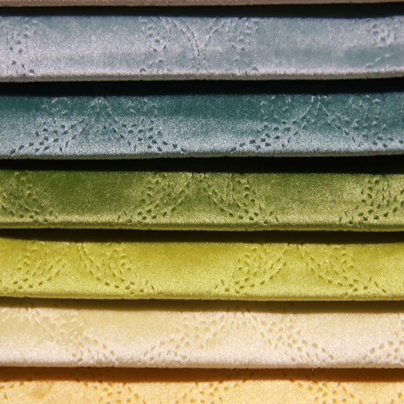 JES online wholesale new ultrasound desgin holland velvet sofa fabric