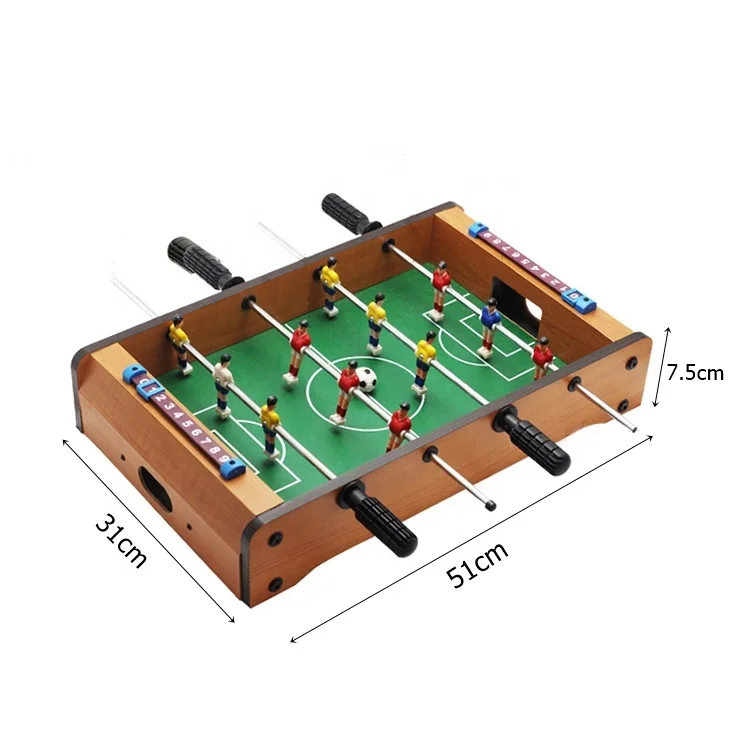 High Quality Soccer Table Game Machine Wooden Mini Football Sport Operated Foosball Table Toy For Gifts