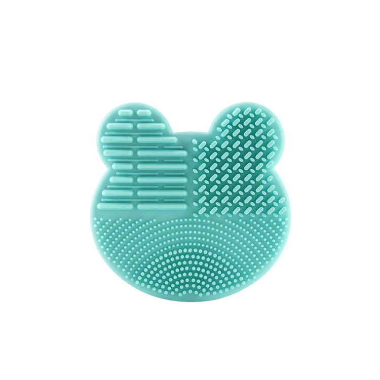 
Silicone Brush Cleaner Make Up Brushes Cleaning Mat Portable Suction Cup Makeup Brush Cleaning Tool 