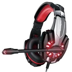 SOULBYTES S9 Blue LED Gaming Headset Noise Cancelling G9000 PRO Auriculares Gamer Headphone