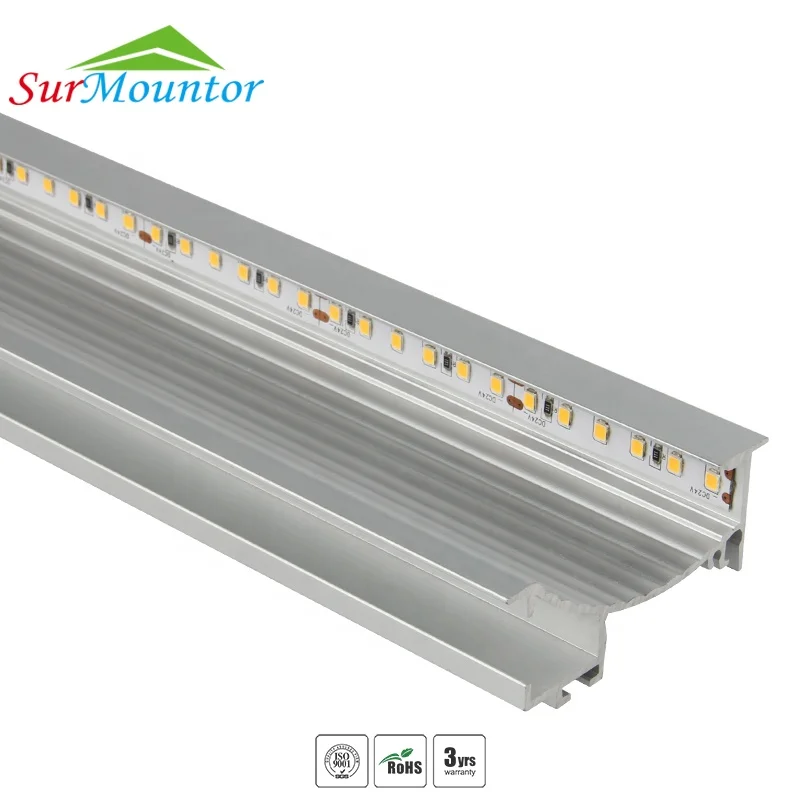 Wall Lighting Staircase Recessed LED Profile Aluminum Profile RoHS