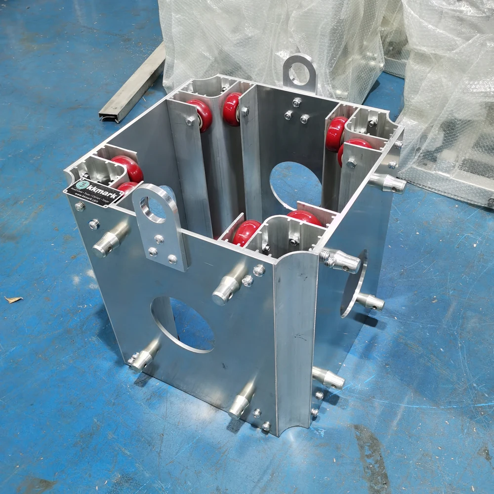 Kkmark F34 12 Inch Square Lighting Box Aluminum Truss Roof Tower System Ground Support Sleeve Block