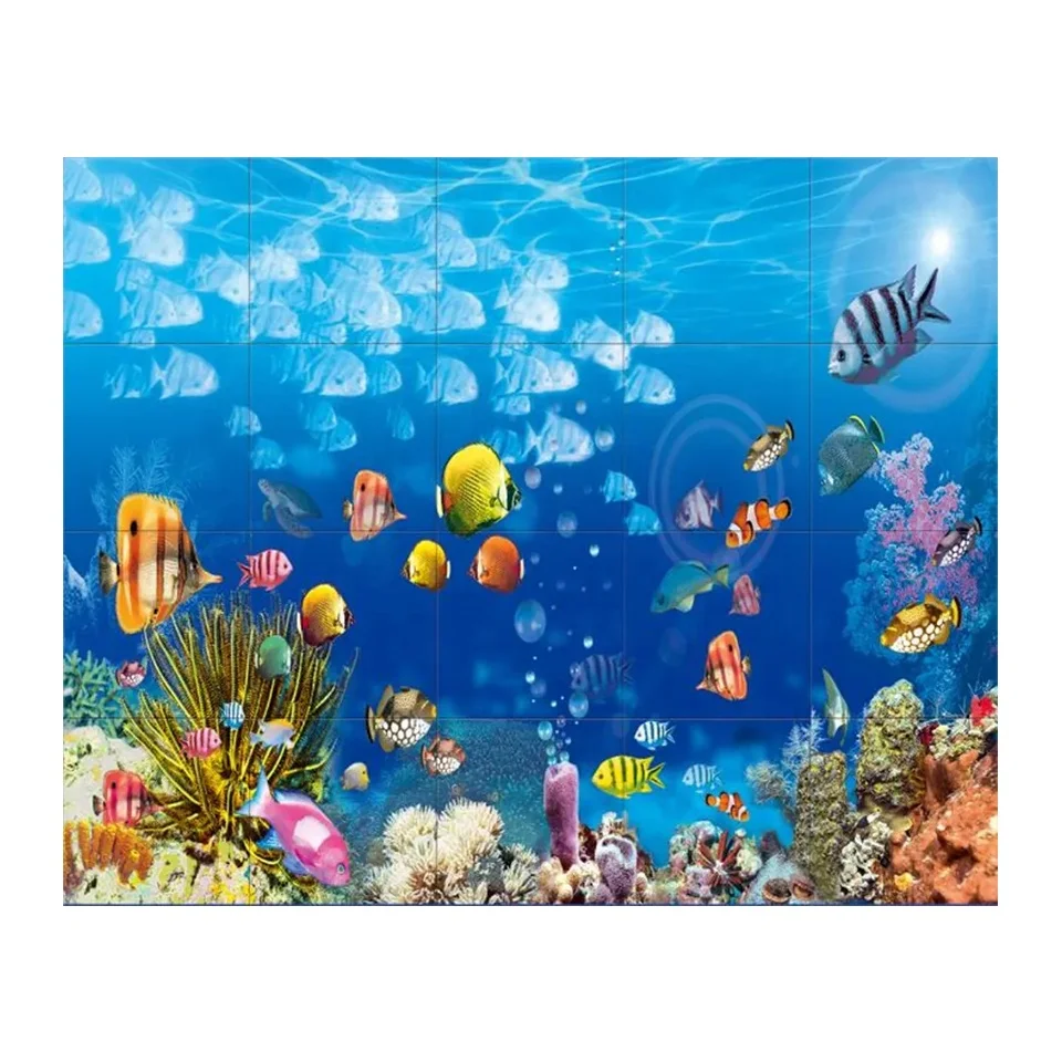 Текстурная настенная плитка распродажа стеклянная композитная фарфоровая струйная дешевая керамическая 3d-плитка для пола и стен