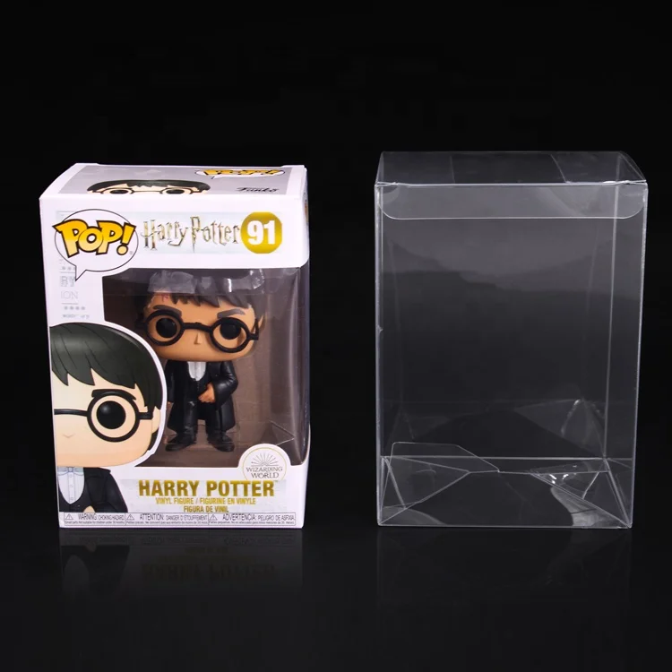 Funko Pop Collector Case  4 Inch Size Acid Free Film Durable Auto Lock Bottom 0.5mm Thickness