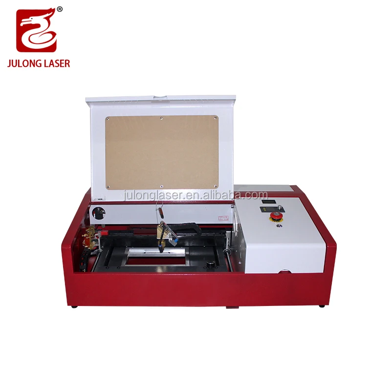 China Julong User-Friendly portable laser engraving machine 3020  laser stamp making machine Rubber maker 40w/50w