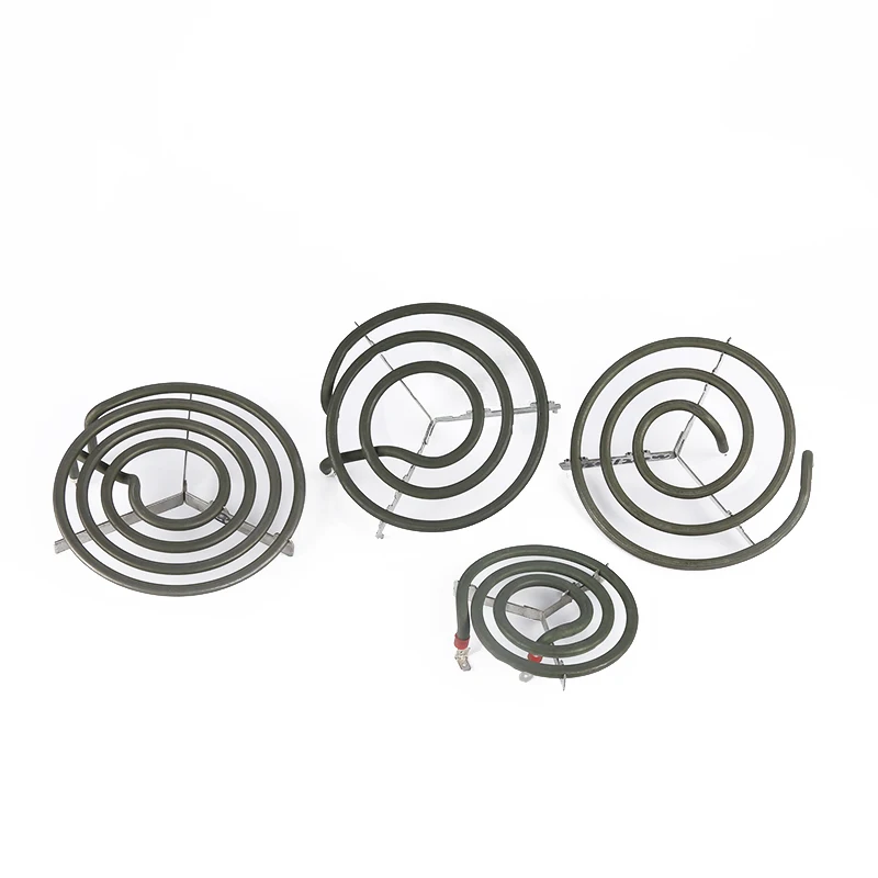 Stainless steel single burner cooker coil hot plate heater for electric stove tubular heating element replacement with tripod