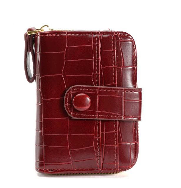 Hot Sell Wallet For Women New Ladies Wallet Short Creative Fashion Wallet Girls Short Small  Crocodile Leather Mini Purse