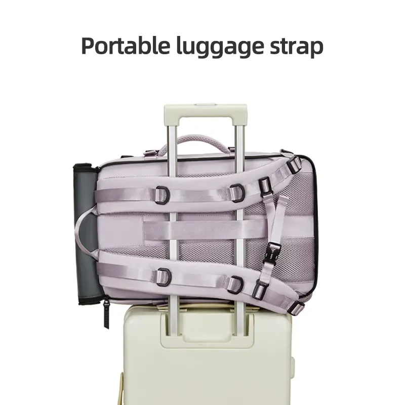 Rugged Outdoor Backpack - Unisex Style, Fashion Hiking Bag with Shoe Compartment, 30L, Adventure Seekers