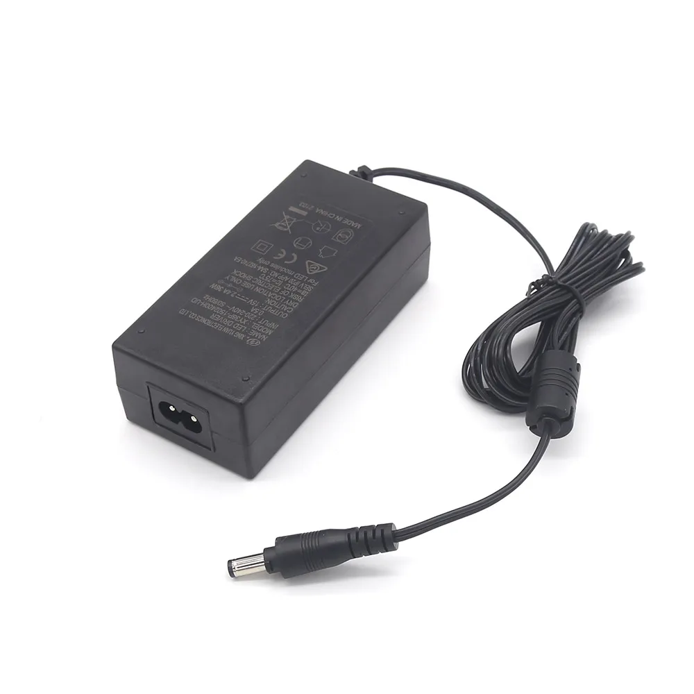 China Supply Desktop Power Adapter 24V 1.5A  15V 2.4A AC to DC Power Supply 12v