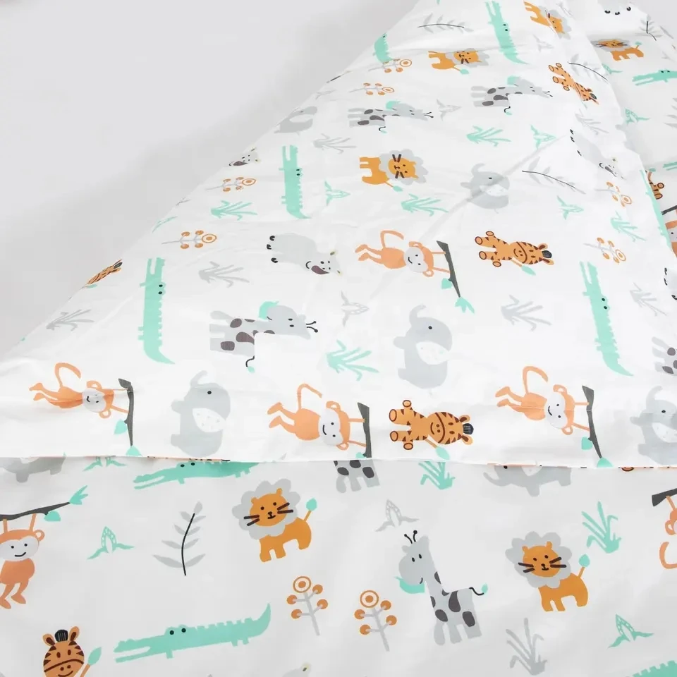 100% Cotton Printed Heavy Baby Removable Cover Nontoxic Glass Beads Weighted Blanket For Kids