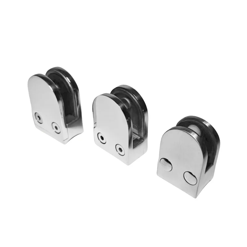 China Balcony Handrail System Balustrade Fixings Panel Swimming Pool / Terrace / Staircase Glass Floor Clamps