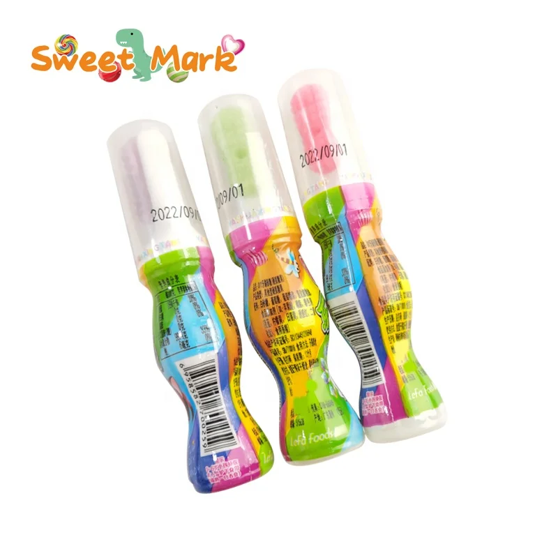 New toothbrush lollipops sour powder fruit flavor candy toys