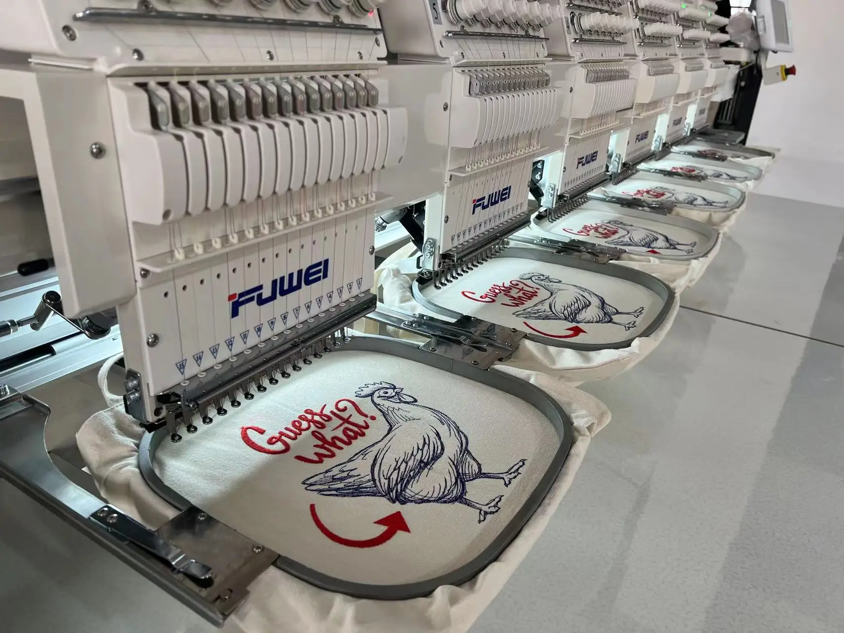 fuwei 2023  new ready 12/15 needles single head automatic color change hat embroidery machine app store for sale