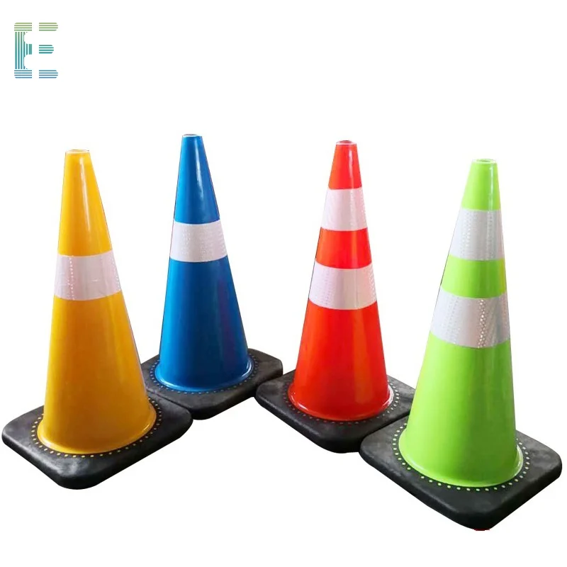 Лидер продаж, профессиональный производитель conos de trafico, ПВХ резиновый дорожный конус для дорожной безопасности