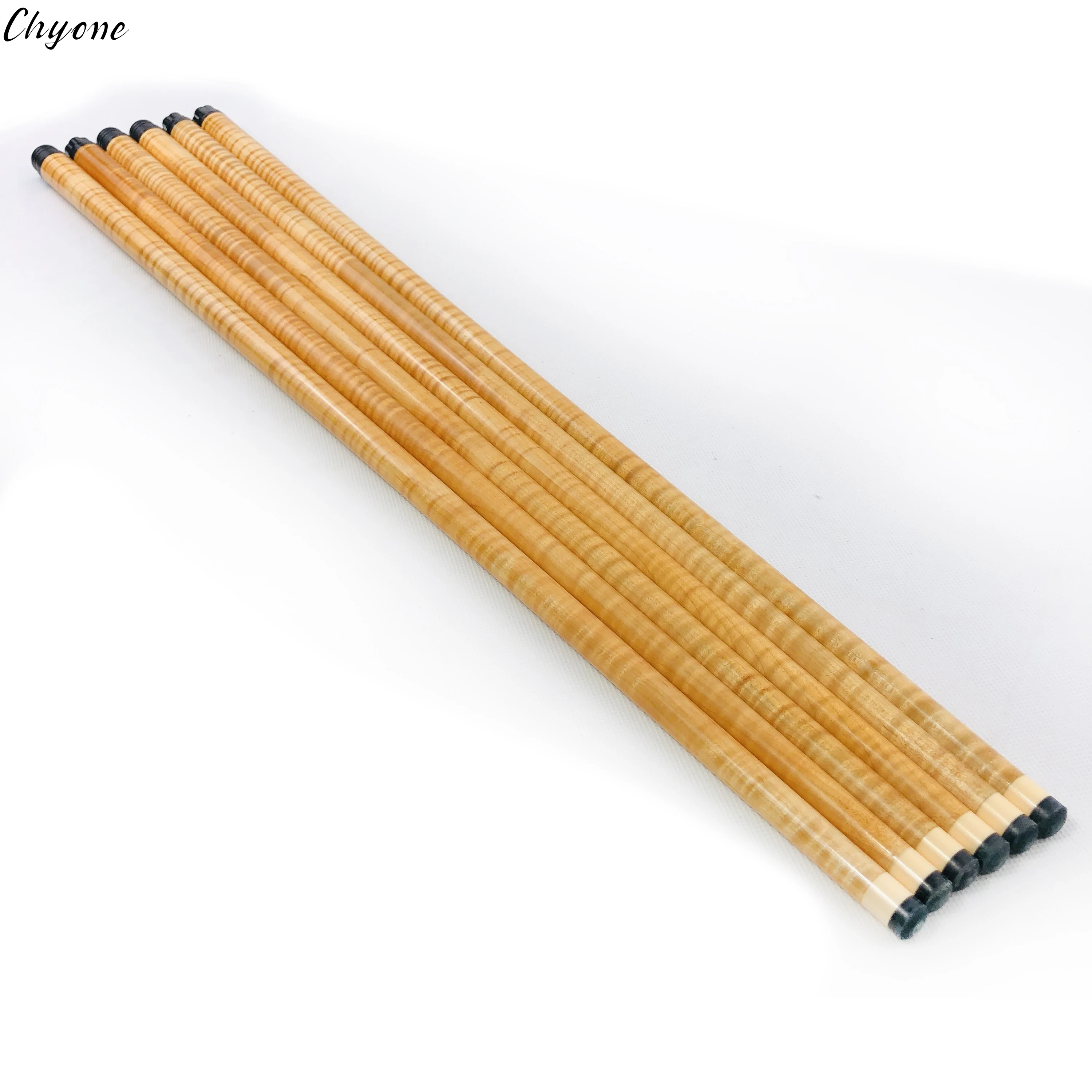 Carom cue Chyone оптовая продажа на заказ tiger curly maple carom контрольный вал s с низким отклонением радиальный шарнир
