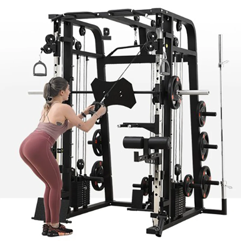 
Cheap Multi Gym Integrated Trainer Functional Commercial Gym Equipment Smith Machine 