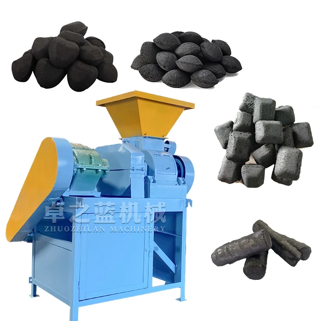 customizable charcoal making compressed coal production line factory  briquette machine to make charcoal