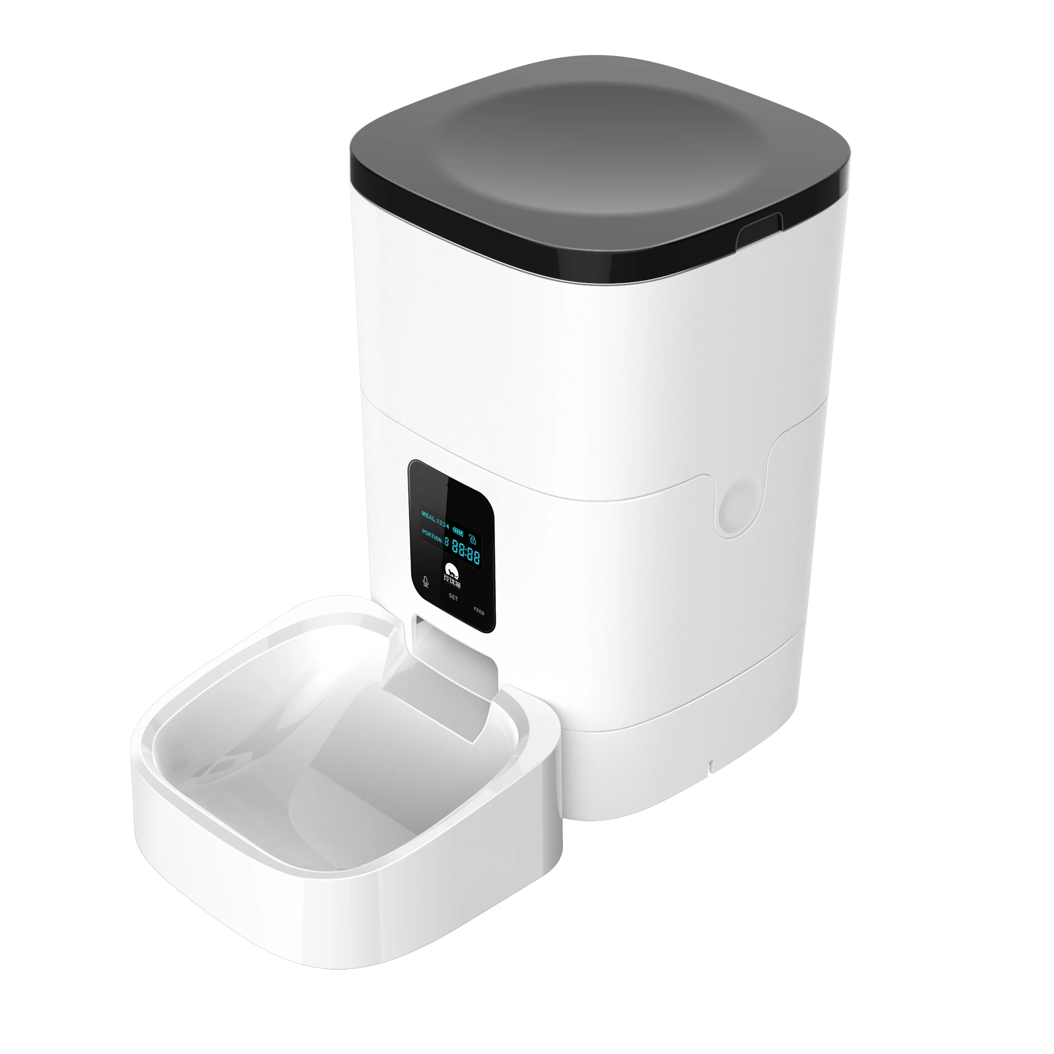 Automatic Pet Feeder Wifi Remote Control Cat Dog Food Dispenser 4L Smart Feeder 1-10 copies at a time Cat Dog Food Feeding