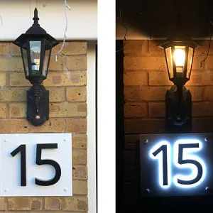 Hot Sales House Numbers Acrylic Number Sign for Indoor Led Sign for Building Signs