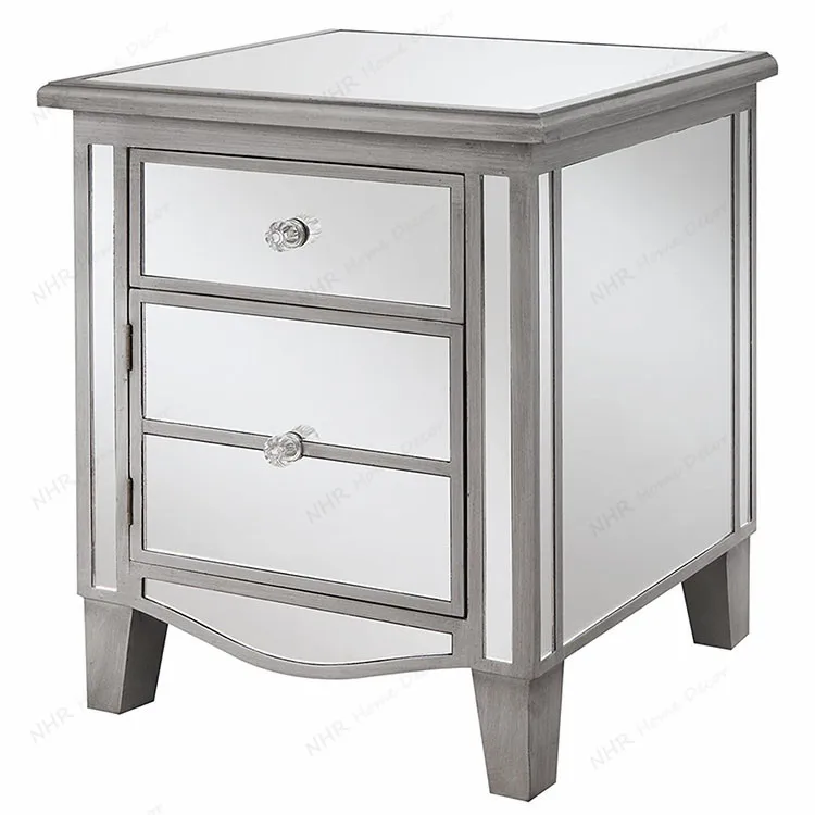 Стильный внешний вид Железный зеркальный комплект мебели для спальни