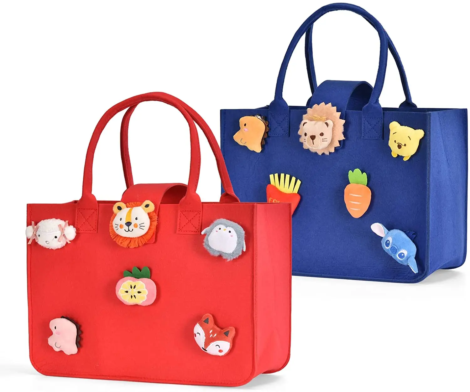 Детская сумка, сумка для подгузников, шерстяной войлок, используется в качестве переноски, многоразовая сумка-Органайзер для продуктов