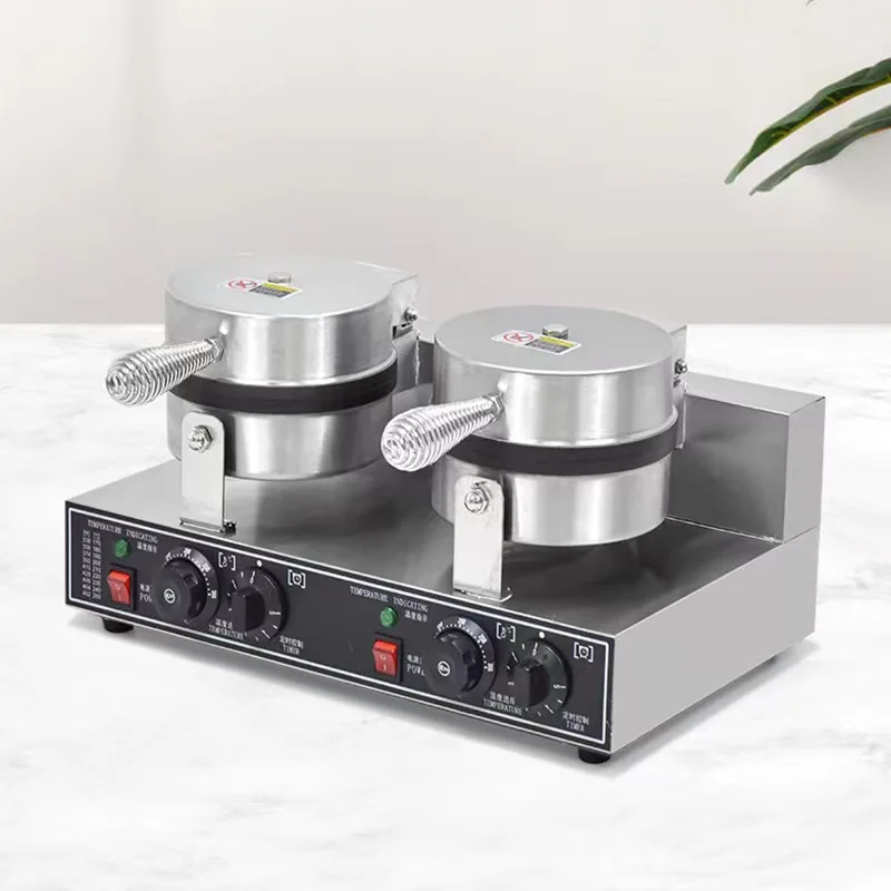 Kitchen Equipment Double Commercial Electric Waffle Making Maker Machine Waffle Baker Factory With CE
