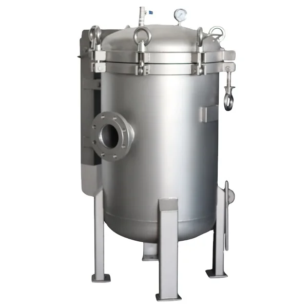 Liquid/oil/wine/beer/honey/syrup/paint Filtration Machine Stainless Steel 304 Multi Bag Filter Housing