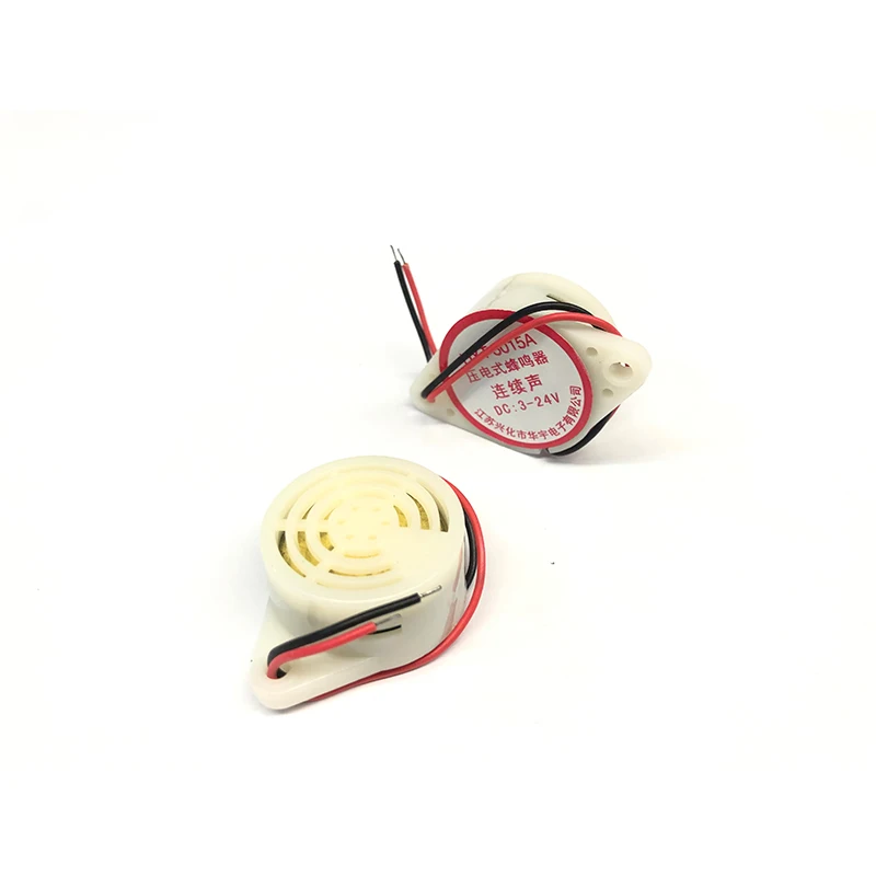 piezo electric active buzzer long continous beep tone 30x15mm alarm buzzer