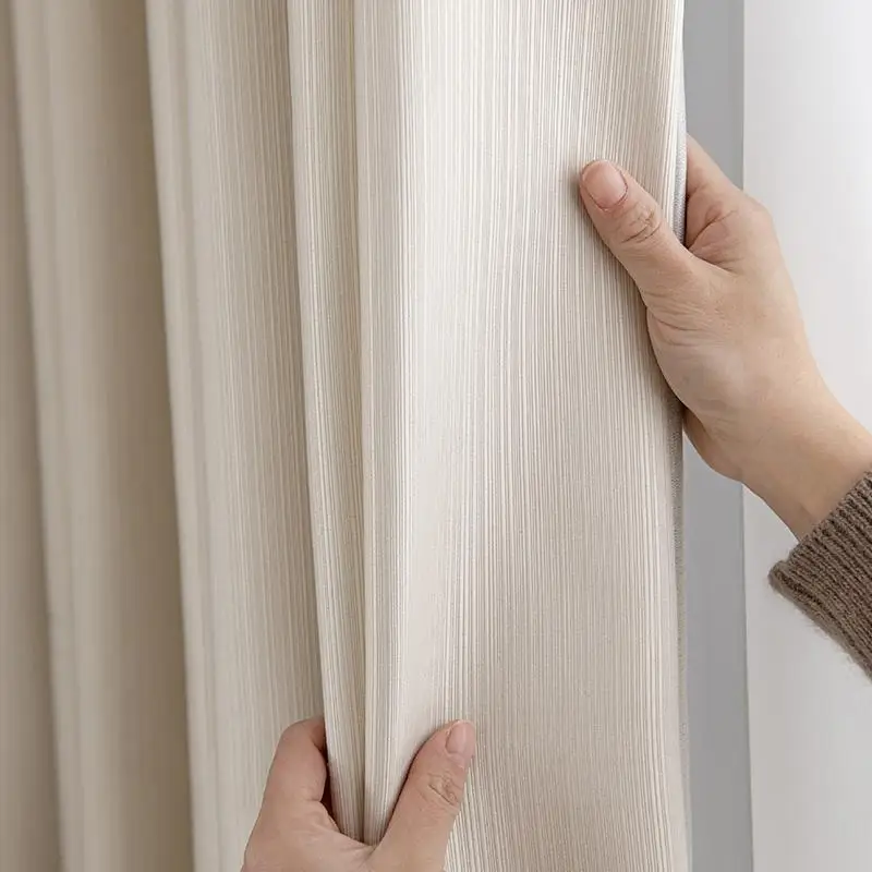 2022 New Design Classic High Quality Jacquard Blackout Curtains Manufacturer 100% Polyester Recycle Luxury Window Curtain Fabric