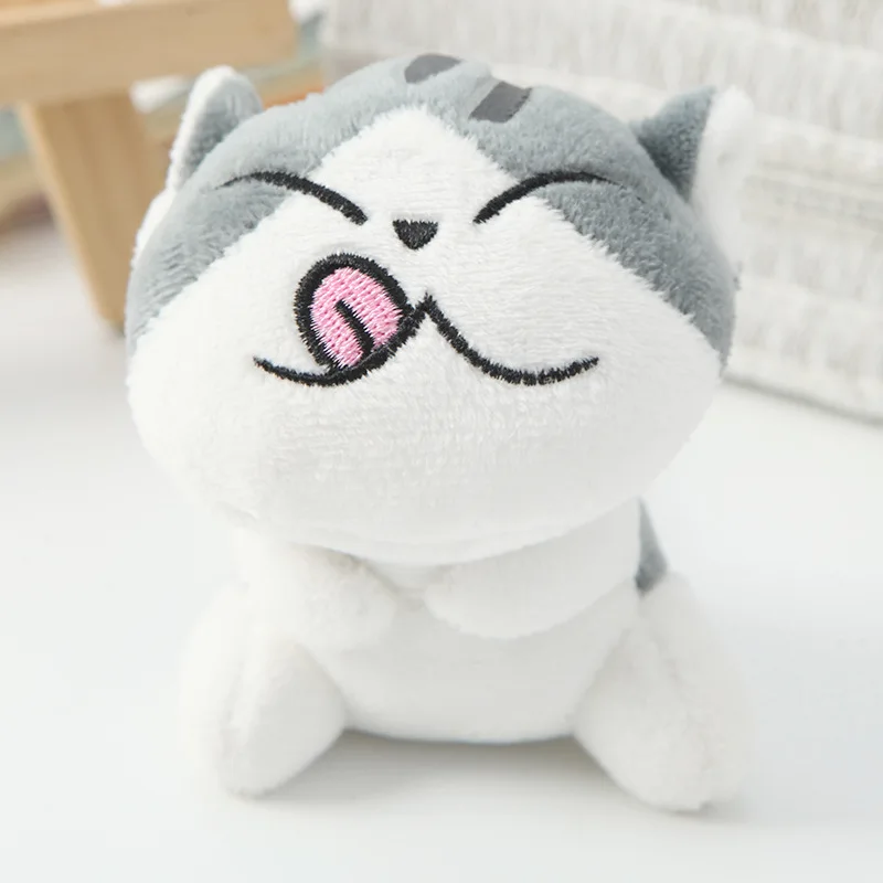Hot Sale Lovely Cartoon Cat Plush Keychain Doll Pendant Decoration Anti-Lost Accessories Keychain Soft Stuffed Animals Toys