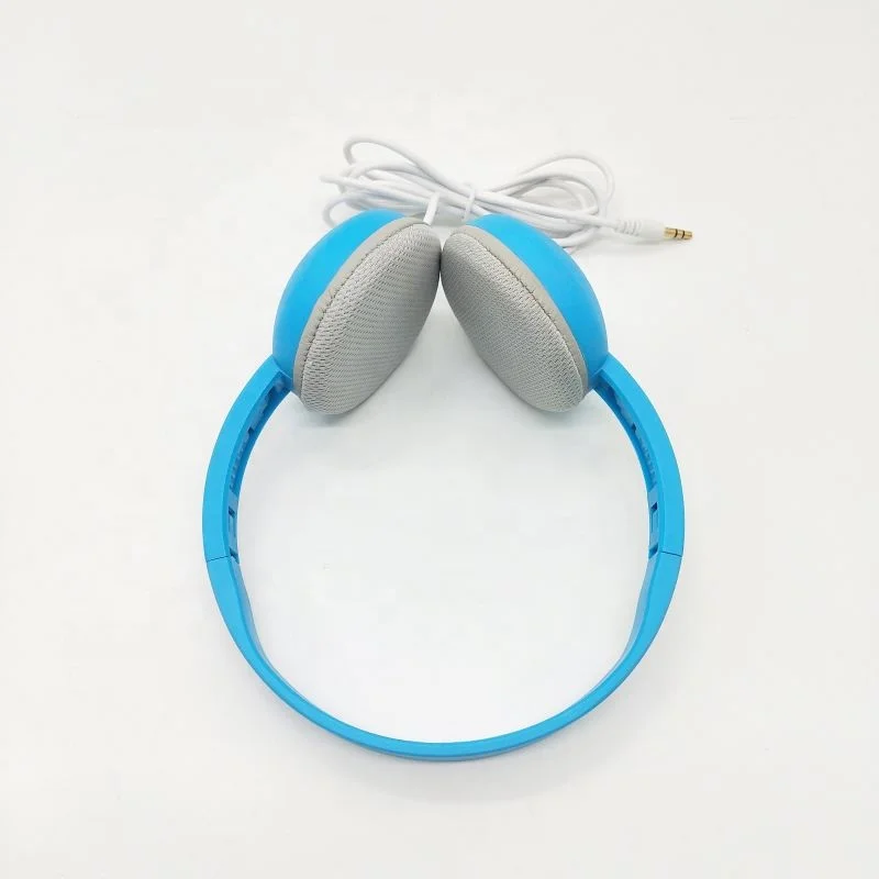 Cute colorful fashional portable stereo headsets wired headsets headphones with custom colors for girls and kids