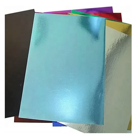 A4 Cardstock PET Metallic Cardstock Foil Cardstock Paper