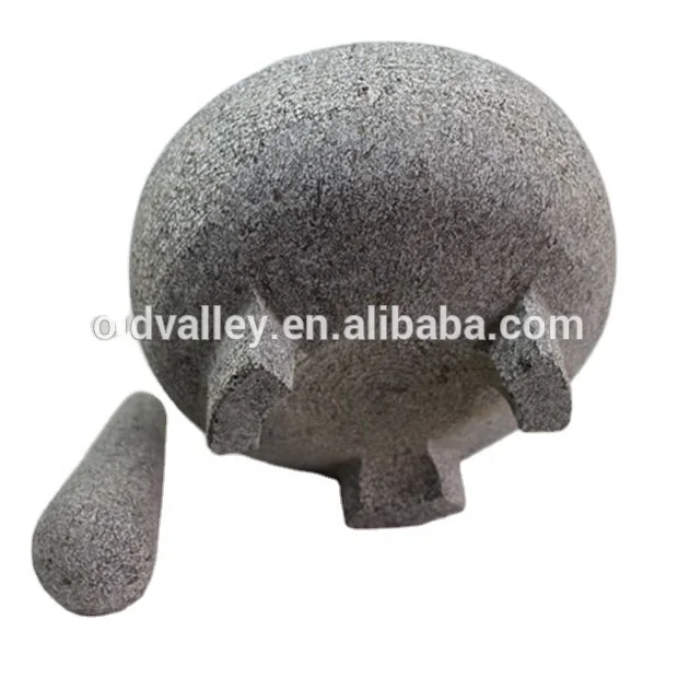 
Wholesale Granite Mortar and Pestle/ molcajete/cooking tool for herb and spice tool 