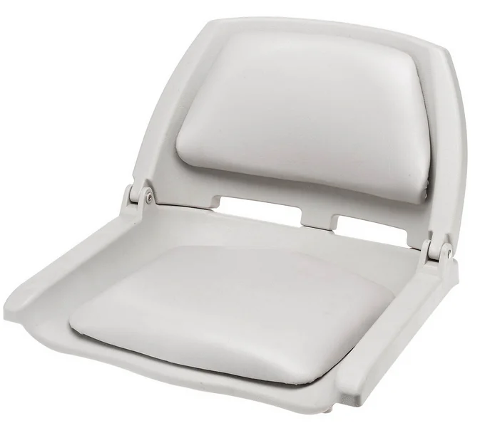 Cheap Made In China Marine Grade Vinyl Charcoal Low Back Folding Seat Boat Passenger Seat Bass Seat