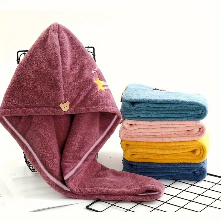 disposable microfiber long and short hair drying towel salon towel set oem turban