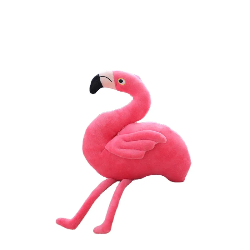 Custom Logo Personalized Soft Plushies Bird Flamingo Plush Toys Stuffed Animals for Kid Child Baby