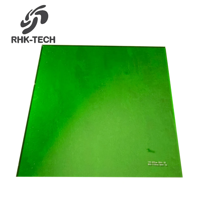 RHK High Power Laser Equipment Protection Window 190-540nm/800-1100nm Fiber Infrared Laser Protective Window