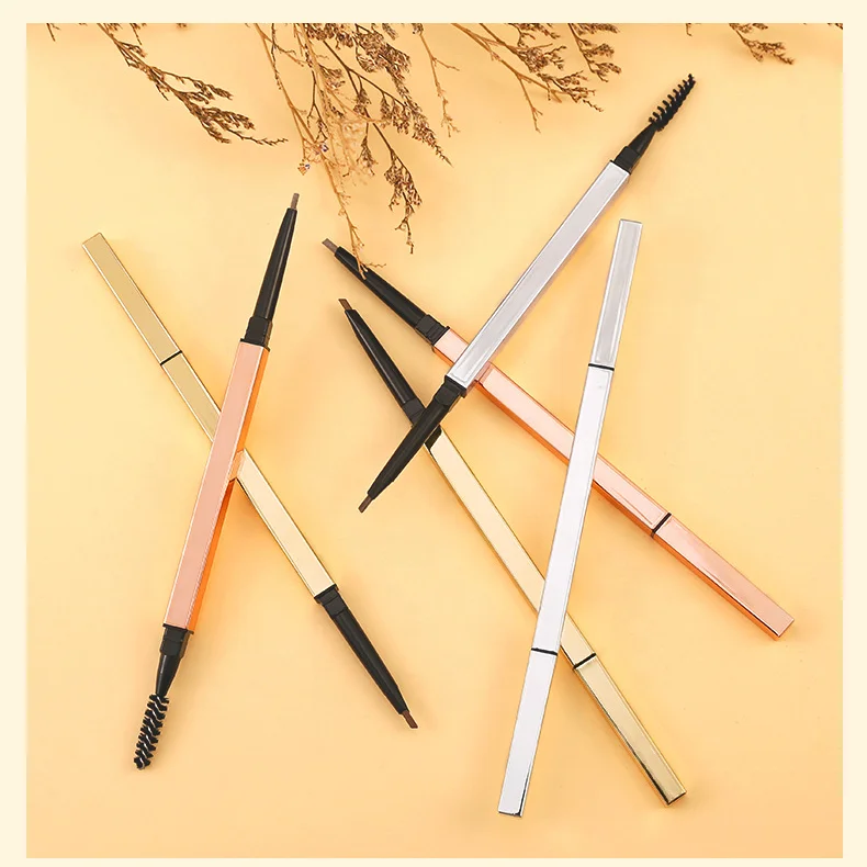 5 colors cheap eyebrow pencil vegan cruelty free lasting new formulation skin-friendly black eyebrow