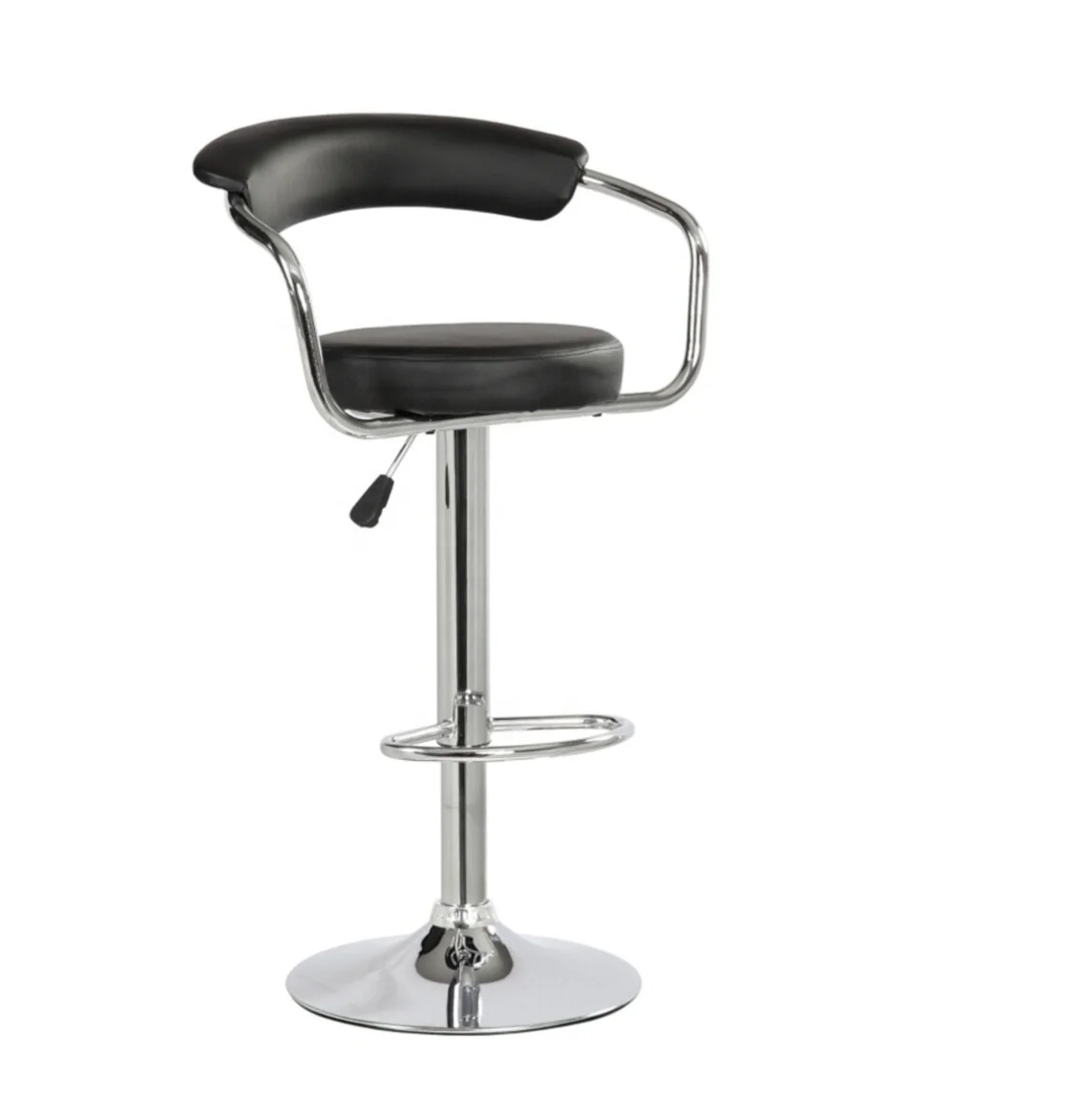 2024 New Design and Hot Sales bar Stool Chair for bar Room with a Soft Cushion and Adjustable Height and Swivel bar Stool Chair