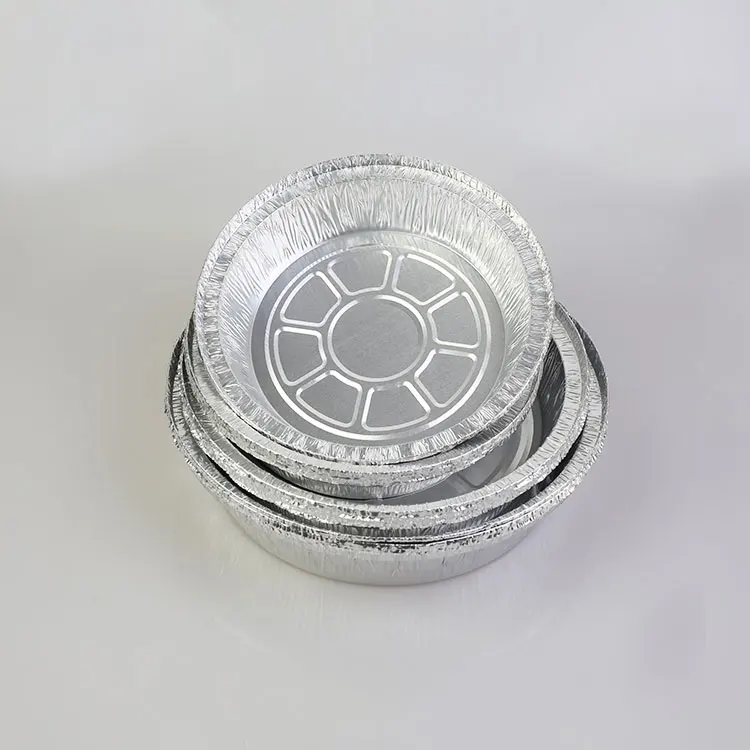 Customize China Wholesale Round Bakery Pizza Pie Pan Aluminum Foil Container 9'