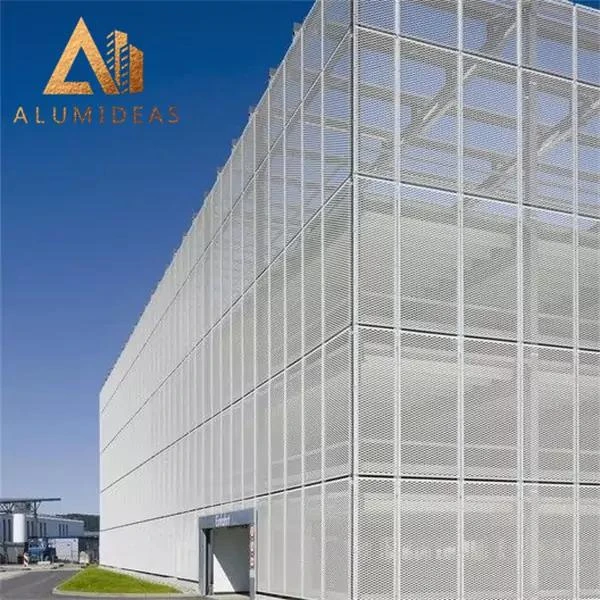 Aluminium Perforated Facade Alumideas Factory Price 1100 H24 Temper Economic Panels