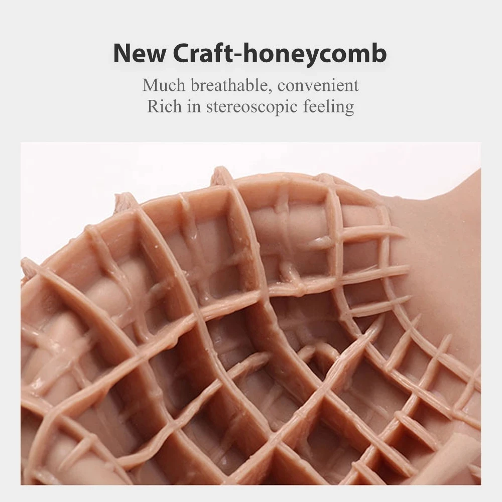 Silicone Fake Muscle Male Pant Realistic Artificial Simulation False Muscle Strong Leg Pants for Transvestite Cosplay