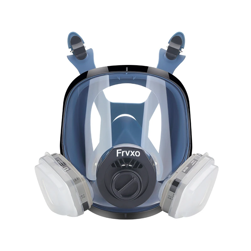 Full Face Gas Masks Survival Nuclear and Chemical with 40mm Activated Carbon Filter
