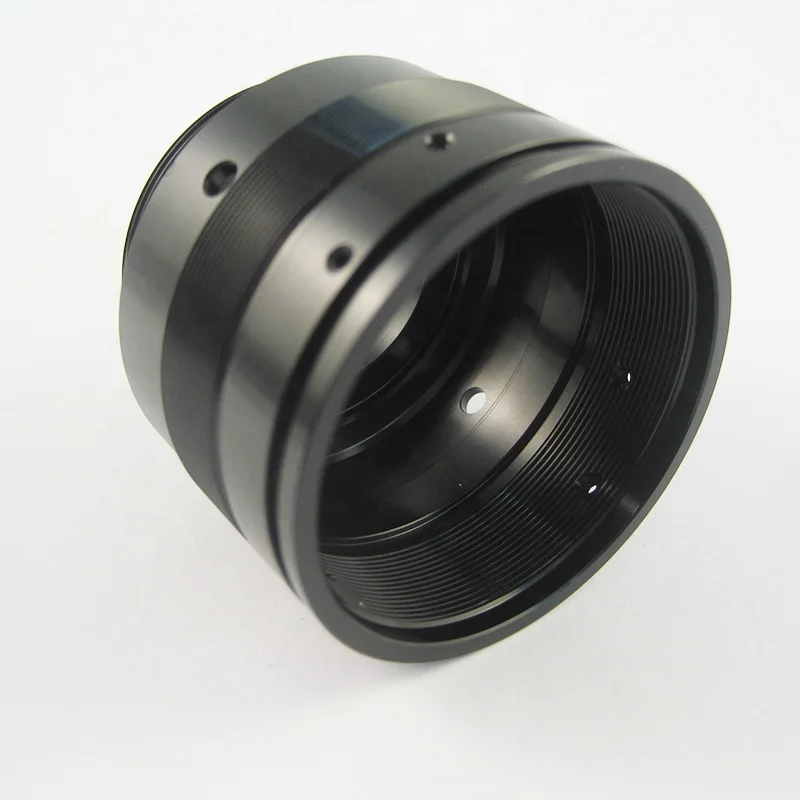 Custom Cnc Turning Machined Aluminum Optoelectric Microscope Lens Mounts For Industrial Digital Camera Parts
