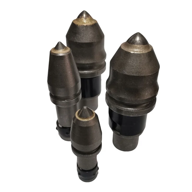 Tungsten powder Carbide Customized Rotary Cutting manufacturer Drilling Auger Bucket Bits Trencher bullet teeth cutting pick