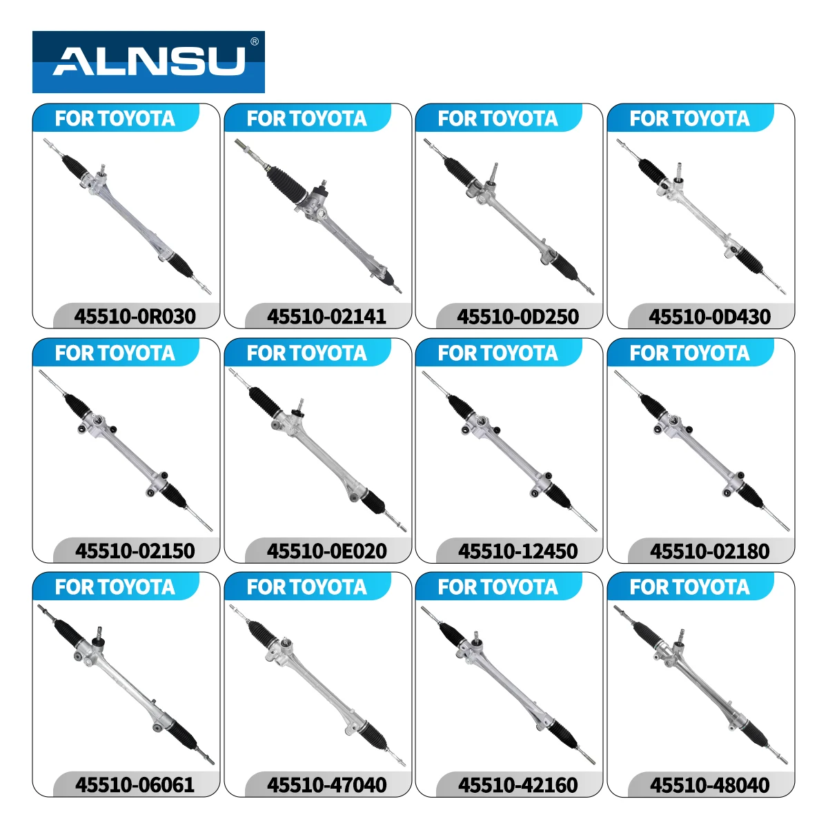 Wholesale price high quality steering rack for TOYOTA TOYOTA YARIS CROSS HYBRID 23-  45510-B1450 45510B1450