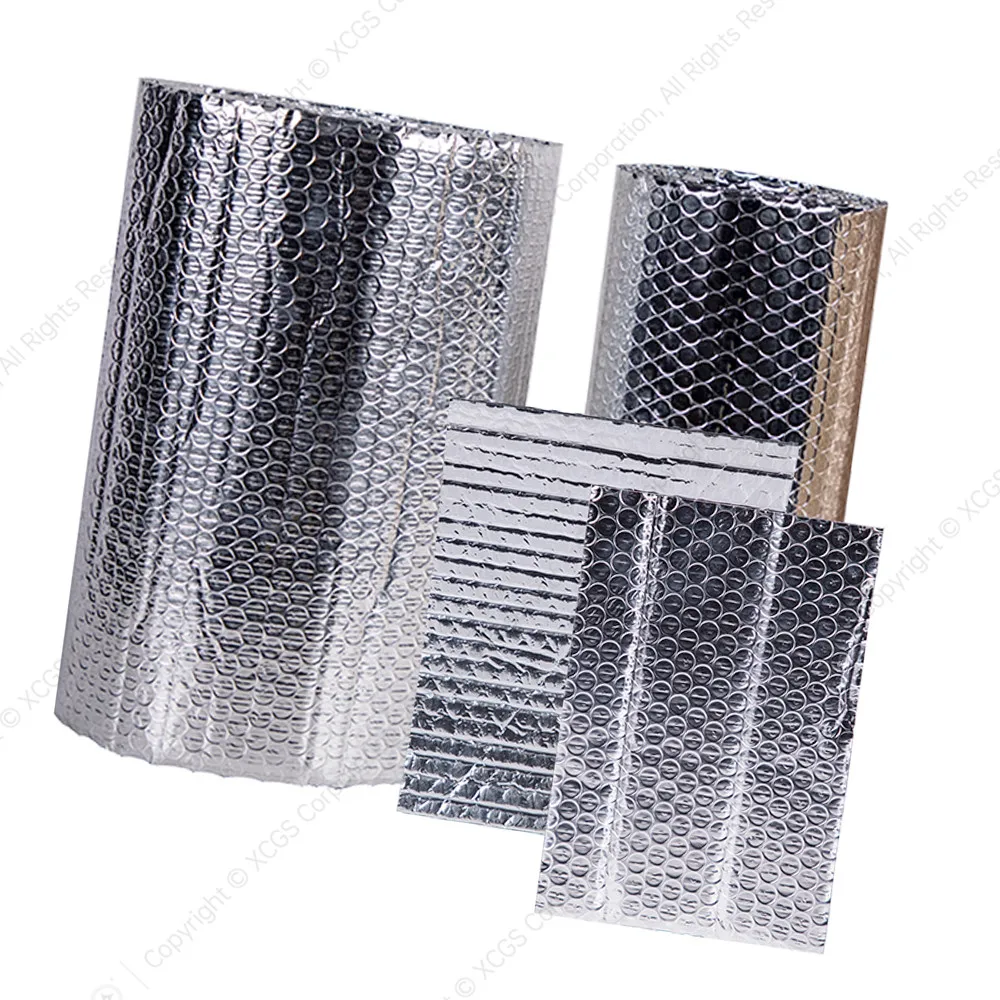 Custom Thickness Size Heat Resistant Thermal Insulated Roll Warehouse Roof Construction Aluminum Foil Bubble Insulation Sheet